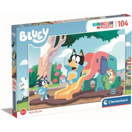 Picture of Clementoni Jigsaw Puzzle Bluey on the Slide 104 pcs